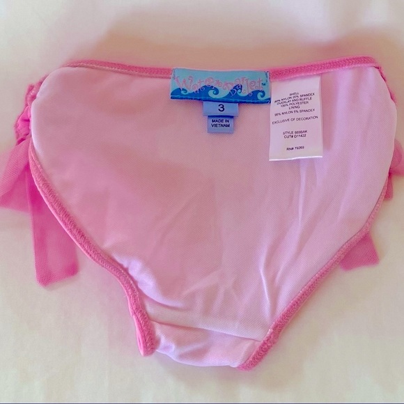 NWT Water Ballet Two Pieces Swimwear Pink Size 3 - Picture 9 of 12